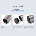 Black Round Plastic Blanking End Cap Tube Pipe Inserts Plug Bung Insert Stopper For Chair Leg Pipe tapon tubo redondo.