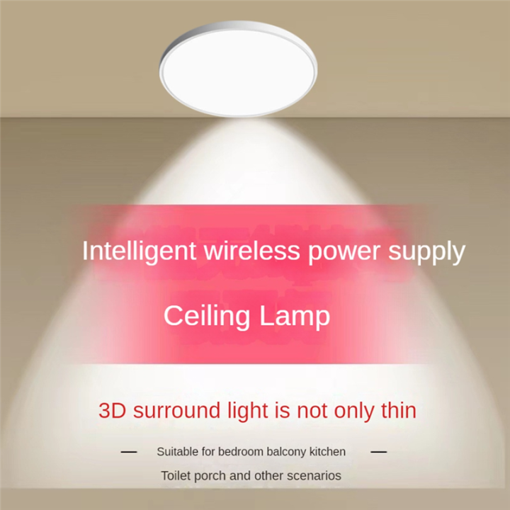 12%20Inch%20LED%20Flush%20Mount%20Ceiling%20Light%20Fixture%2024W%20Flat%20Modern%20Round%20Lighting%20Fixture%20for%20Kitchens,Stairwells,%20Bedrooms%20Easy%20Install%20Easy%20to%20Use%20A%20-%20Image%202