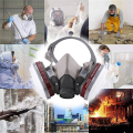 Respirator Mask Dust Cover Mask with Filters for Painting Dust Solder Construction.