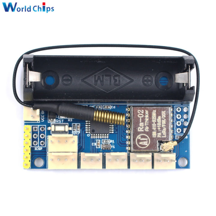 43Hz/868MHz/915MHz LoRa Radio Node V1.0 V2.0 2.4G Wireless Module RFM95 RFM98 SX1276 SX1278 for Arduino ATmega328P 3.7-12V
