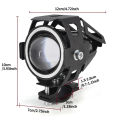 U7 Motorcycle LED Headlights Replacement Headlamp IP67 Waterproof With 3 Modes Round Driving Headlight.