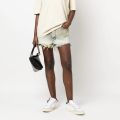 Gradient Wash Old Hair Mustard Edge Women's Denim Shorts 2023 Spring And Summer New Commuter Fashion Versatile Cotton Pants Y2k. 