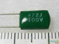10Pcs -472j 100V Metallized Polypropylene Film 472j Capacitor 4.7nF 100V Mylar Polyester Film Electrical Circuitry & Parts. 
