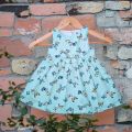 Twinkl Tots 1 to 3 years Butterfly Printed Sleeveless Cotton Dress for Your Little Princess Kids Dresses for Girls Causal Wear. 