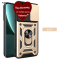 Fashions For Samsung Galaxy S25 S24 Ultra Case With Slide Lens Cover Rotating Ring Shockproof Stand Holder Phone Case for S25 S24 Plus.