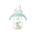 Dorado cloth PPSU wide caliber with handle milk bottle, children's duckbill learning drink one cup, three uses. 