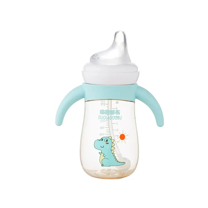 Dorado%20cloth%20PPSU%20wide%20caliber%20with%20handle%20milk%20bottle,%20children's%20duckbill%20learning%20drink%20one%20cup,%20three%20uses%20-%20Image%203