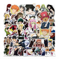 50pcs Mixed Anime Stickers One Piece Demon Slayer Naruto Hunter Anime Sticker Notebook Motorcycle Skateboard Computer Mobile Phone Cartoon Decal Toy. 