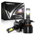 NightEye S4 LED. 1 Year Warranty. (H4 Socket)(1piece)(36W/ 6500LM)(White Light)(High/Low Beam). For Motorcycle. Authorized Seller In Bangladesh. 