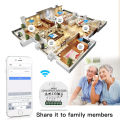 Tuya ZigBee 3.0 Smart Light Switch Relay Module Voice Control 90-250V 2 Gang Switch Module Remote work with Alexa Google Home. 