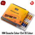 MIYA HIMI Gouache Paint Tube Set (12ML) — 12, 18, 24, 36 Colors. 