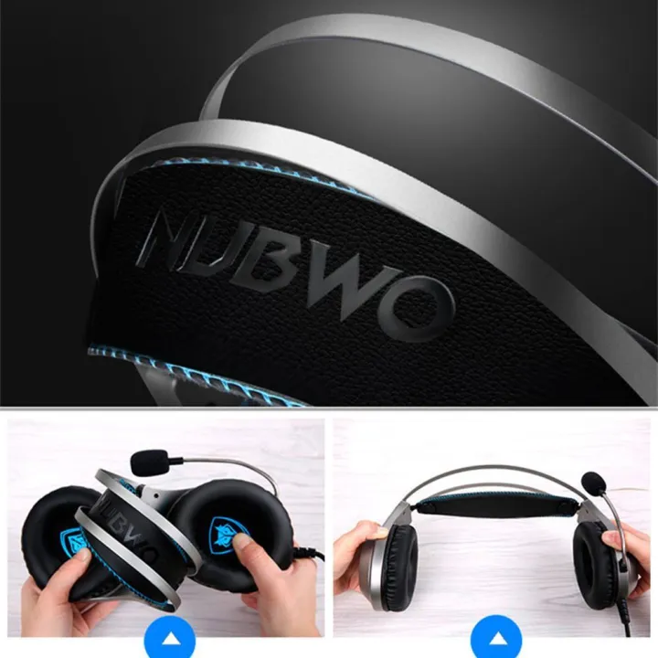 N2%20PS4%20PC%20Headset%20Gaming%20Earphones%20Gamer%20Headphones%20with%20Microphone%20Headset%20Mic%20for%20Computer%20Laptop%20Playstation%204%20New%20Xbox%201%20Game%20(Black%20Silver)%20-%20Image%204