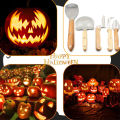 Pumpkin Carving Kit for Halloween Jack-O-Lanterns Cutting Sculpting Tools 5 Pieces Stainless Steel Carve Sculpt Tools Set. 
