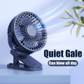Portable Mute USB Clip-on Fan Mini Ultra Quiet Clip Fan 720° Degree Rotatable Strong Wind Desktop Cooling Fan Summer Air Cooler. 