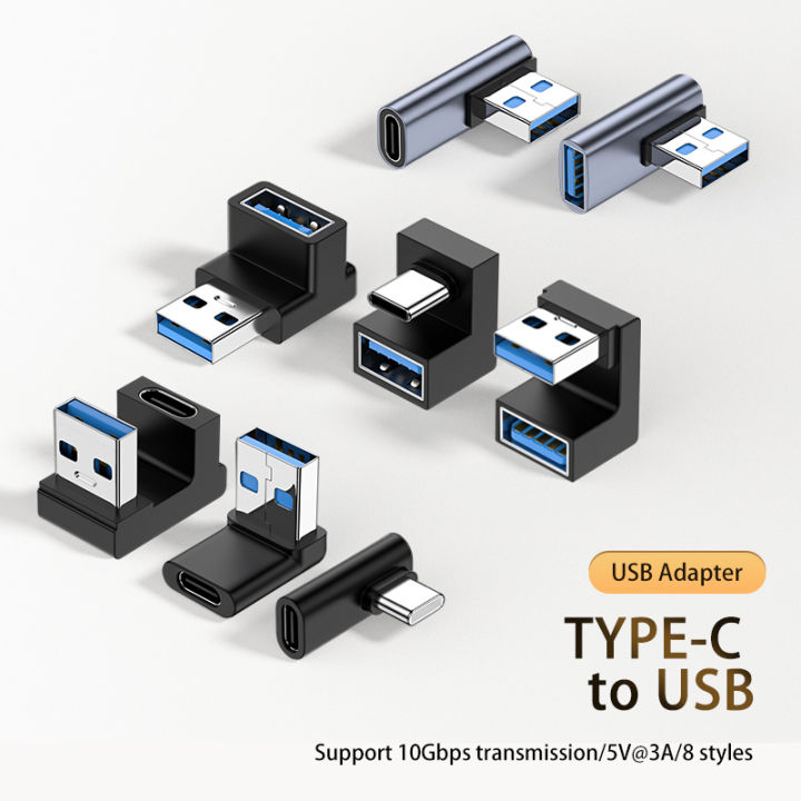180%20Degree%20Elbow%20USB%20C%20Adapter%20Type%20C%20USB%20C%20OTG%20Converter%20U%20Shape%20USB%203.0%20Type%20C%20Charging%20Data%20Cable%20Adapter%20Phone%20Connector%20-%20Image%202
