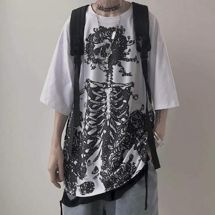 T-shirt%20Cross%20of%20Ts%20fake%20two-piece%20for%20men%20women%20long-sleeved%20dark%20-hop%20loose%20large%20size%20autumn%20trend%20top%20Simplicity%20-%20Image%202