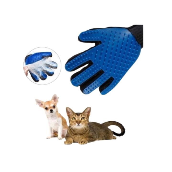 fur brush glove