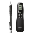 Logitech Professional Presenter R800, Wireless Presentation Clicker Remote with Green Laser Pointer and LCD Display.