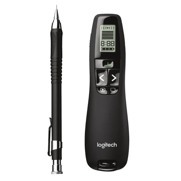 Logitech%20Professional%20Presenter%20R800,%20Wireless%20Presentation%20Clicker%20Remote%20with%20Green%20Laser%20Pointer%20and%20LCD%20Display%20-%20Image%204