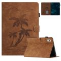 (New)Coconut Tree Embossed Leather Case For Lenovo Tab M9 TB-310FU. 