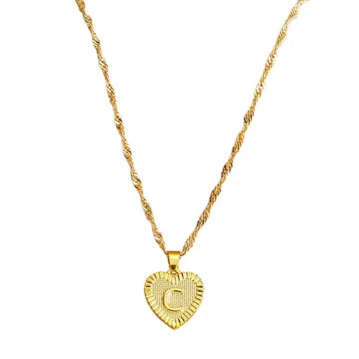 Pendant%20Necklace%20A-Z%20Initial%20Letter%20Heart%20Shape%20Jewelry%20Simple%20Bright%20Luster%20Necklace%20for%20Birthday%20-%20Image%203