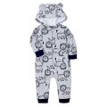 Infant Baby Rompers 2022 Spring Fall Winter Warm Coral Fleece Newborn Babe Girl Costume Animal Bebe Overall Jumpsuit.