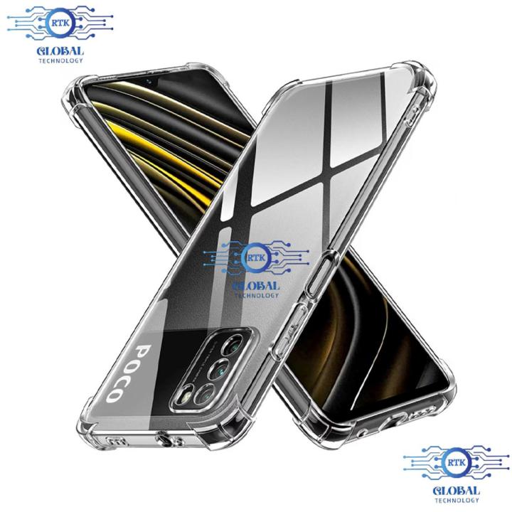 For Xiaomi Poco M3 Transparent Clear Silicon Tup Back Cover