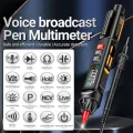 ANENG A3009 Mini Pen Multimeter 6000 Counts Voltmeter VA Reverse LCD Display with Voice Broadcast. 
