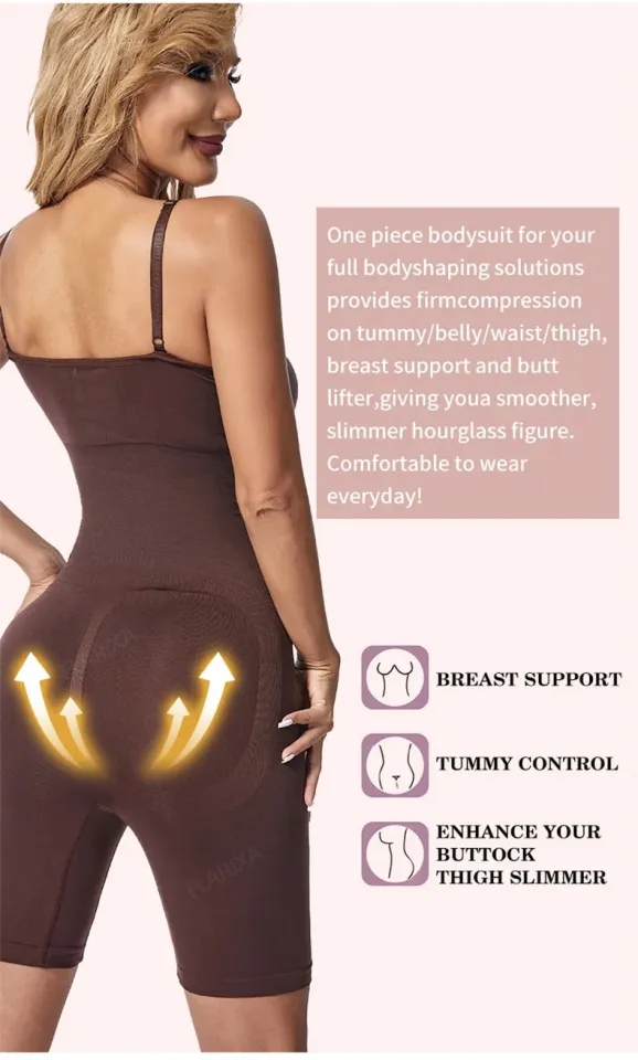 Flarixa Seamless Shapewear Full Body Shaper Hip and Tummy Control