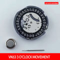 VK63A VK63 Quartz Movement Date At 3 O'clock Chronograph Watch Movement w/Battey For VK SERIES VK63A VK63 Quartz Watch. 