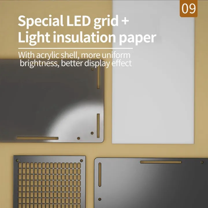 LED%20Music%20Spectrum%20Display%20DIY%20Kit%2016X32%20Rhythm%20Light%20Clock%208%20Kinds%20Spectrum%20Mode%20SMD%20Soldering%20Display%20Light,%20White%20-%20Image%208