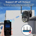 2 MP Full Color Outdoor Waterproof Ptz IP Camera V380 HD Smart Wireless WIFI Camera for Security. 