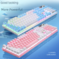 Silver eagle K500 Game Wired Keyboard Color Matching Luminous Mechanical Feel Desktop Computer Accessories Cross-Border Private Model Wholesale. 
