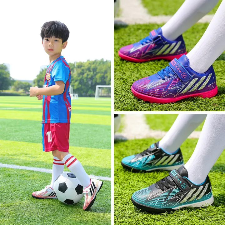 New%20Children's%20Football%20Shoes%20Boys%20and%20Girls%20Primary%20School%20Students%20Velcro%20Soccer%20Shoes%20Broken%20Nail%20Training%20Shoes%20Sports%20Sneakers%20-%20Image%204