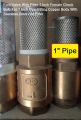Foot Valve With Filter 1″ Inch Female Check Bulb For 1″ Inch Pipe Fitting Copper Body With Stainless Steel Net Filter For AC DC Water Pump. 