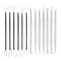 Polymer Clay Tools Pottery Ceramic Sculpting Tools Carving Ribbon Wire End Loop Clay Tools Set.