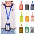 Cute Cartoon ID Card Holder Cat PU Badge Holder Multifunctional Work Card Case Work Card Case Outdoor.