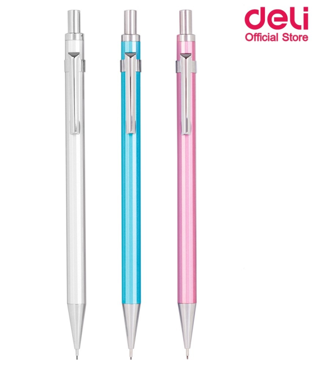 Deli%20EU999%20Metal%20Mechanical%20Pencil%20Black%200.5mm%20-%20Image%203