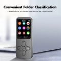 HiFi MP3 Player Walkman FM Radio Bluetooth-compatible 5.0 Mp4 Video Player with E-book/Recorder MP3 Music Player Support for OTG.