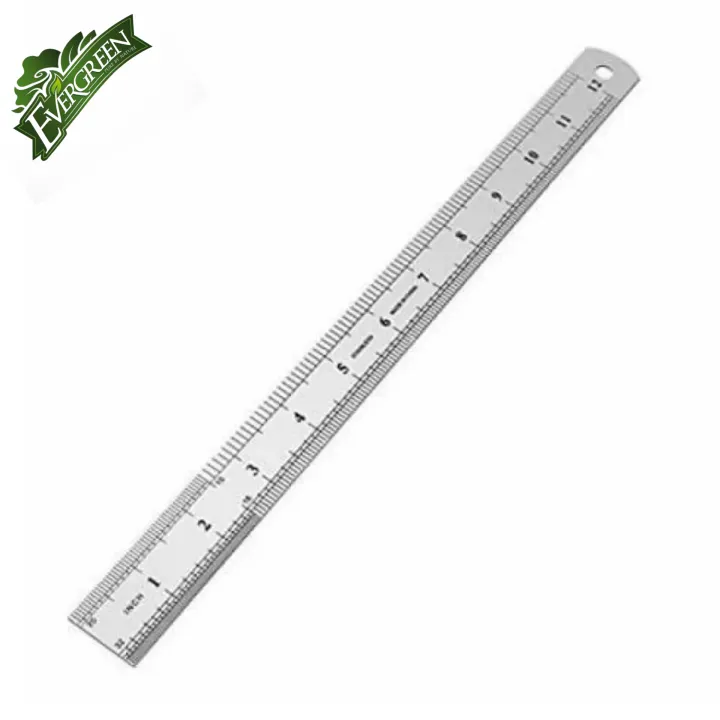 Stainless%20Steel%20Ruler/Scale%20-%2030cm%20/%2012%20inch%20-%201pc%20-%20Image%203