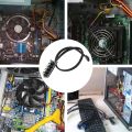1 To 5 4-Pin TX4 PWM CPU Cooling Fan/Case Splitter Adapter Braided Power. 
