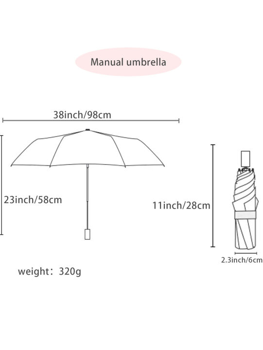 8%20Bone%20Vinyl%20Umbrella,%20Sunscreen%20Manual%20Folding%20Umbrella,%20Unfolded%20Under%20The%20Umbrella%2038.1inch,Sun%20Protection%20Umbr%20-%20Image%206