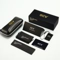 GCV 2021 Brand Classic Pilot Square Polarized Sunglasses Metal Frame Men's Driving Male Sun Glasses Eyewear UV Blocking Luxury. 