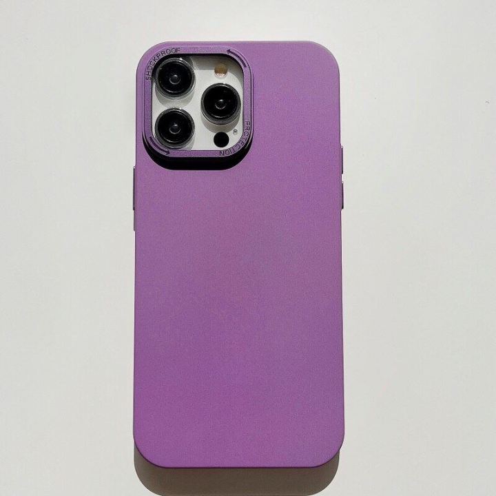 HOCE%20Luxury%20Matte%20Phone%20Cases%20For%20iPhone%2015%2014%2013%20Pro%20Max%20With%20Plating%20Camera%20Bumper%20Protect%20Case%20For%2014%20Pure%20Color%20Dustproof%20Net%20Cover%20-%20Image%208