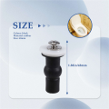 4 Pack Toilet Seat Hinges Bolt Expanding Rubber Top Nuts Screw.