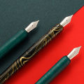 Fountain Pens Vintage Wood Calligraphy Dip Holder 6 Nibs Lettering Sketching Kit.