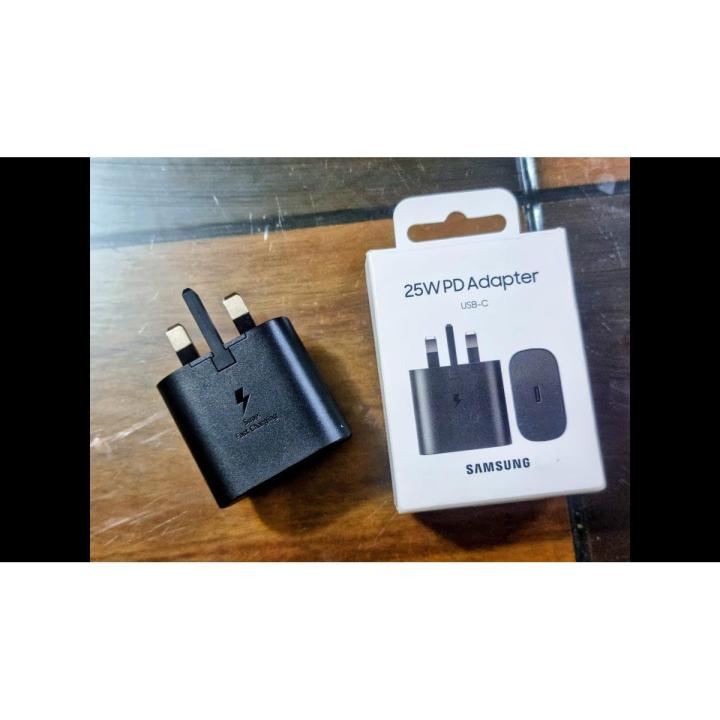 Samsung 25w Charger Surper Fast Charging UK Pin Adapter Usb Type