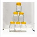 Glassware Food Jar , Food Container, Glass Jar (100 gm)- 2 Pieces (Multicolur).