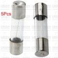 5Pcs- Fast Blow Type AC 250V 15A F25AL250V Glass Fuses Tubes Size 5x20mm Fast Acting Glass Tube Fuse 15 Amp.