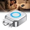 140W AI Smart Auto Stop Charging Adapter, USB C Auto Power-Off Fast Charger with AI Full-Charge Disconnect,Plug and Play for Laptop, Pad, iPhone, Tablet – Overnight Safe,Prevent Battery Aging.